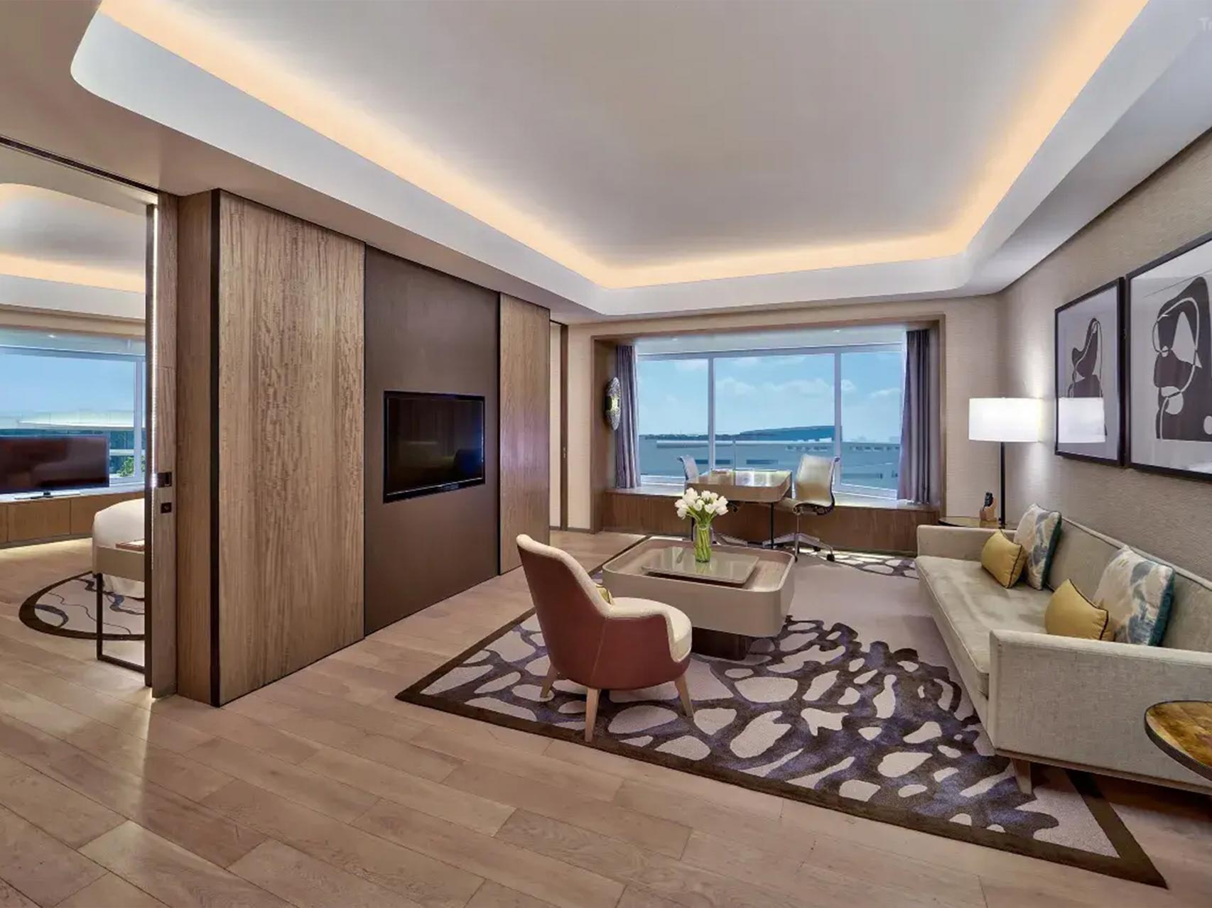 Conrad Manila Hotel Bedroom Furniture Set